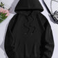 Premium Plain Pullover Hoodie - Jet Black