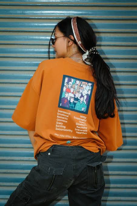 Unisex Down-Shoulder T-Shirt