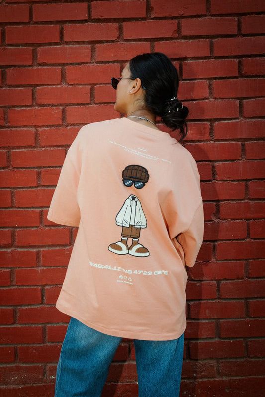 Unisex Down-Shoulder T-Shirt